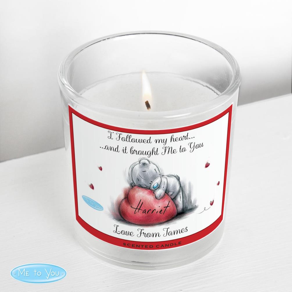 Personalised Me To You Heart Scented Jar Candle Extra Image 3